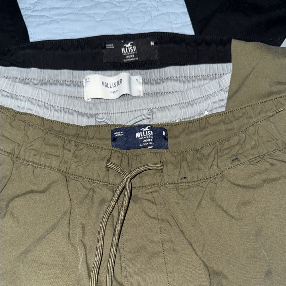 Hollister Khaki Jogger Pants